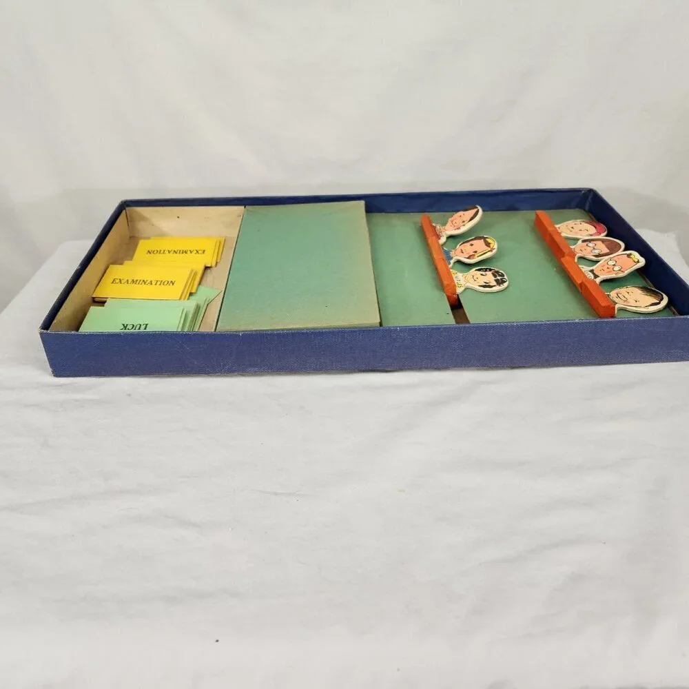 1955 Go To The Head of the Class Vintage Board Game Parts